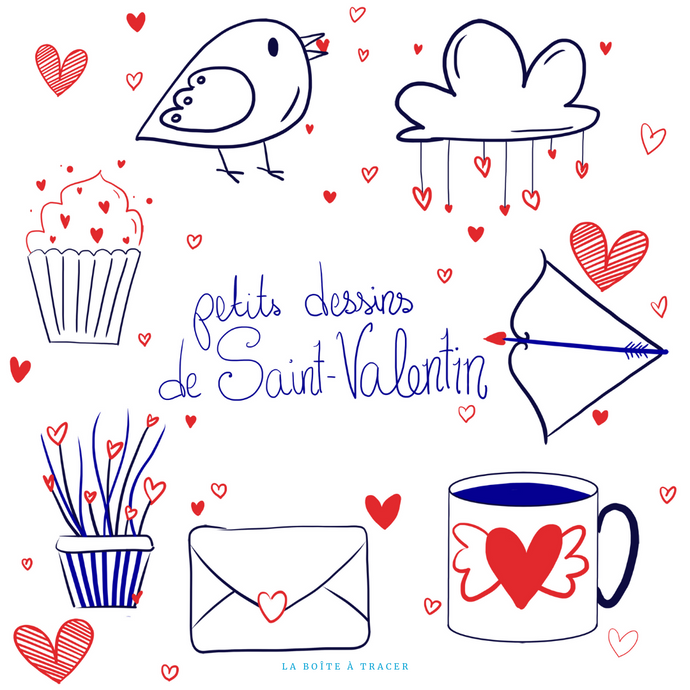 Petits dessins de Saint-Valentin